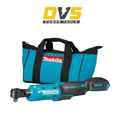 Makita WR100DZ Cordless 12V Li-Ion Max CXT 1/4  3/8  Ratchet Wrench W/ Nylon Bag • £121.95