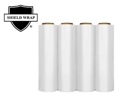 20  X 1000' Industrial Movers Stretch Wrap Clear Plastic Shrink Film 8 Rolls • $105.07