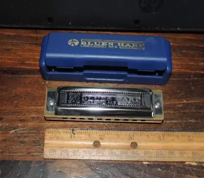 HOHNER BLUES HARP MS  Key C  HARMONICA W/ BLUE CASE Germany • $30