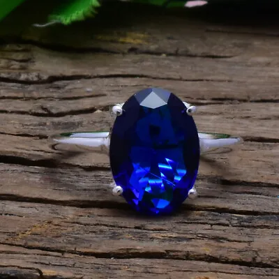 Valentine's Day Tanzanite Gemstone 925 Sterling Silver Handmade Ring All Size • $15.09