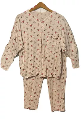 Vicoria’s Secret Pink Floral Pajama Set Size S • $30