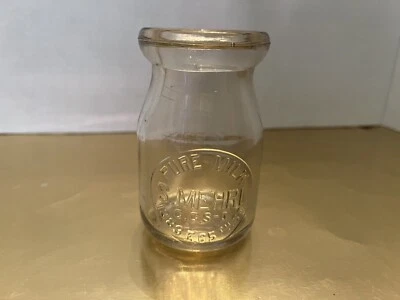 $25 • Buy Vtg Milk Bottle S.MEHRL DAIRY CREAMERY FARM? 1/4 Pint- 3 5/8” PURE MILK OHIO?