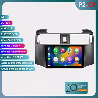 32GB For Toyota 4Runner Carplay Android 13 Car Radio GPS WIFI NAVI Android Auto • $174.99