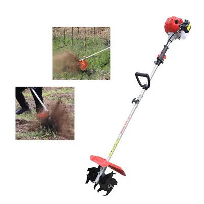 42.7CC 2 Stroke Handheld Gas Powered Mini Tillers Cultivator Garden Weeding Tool • $127.31