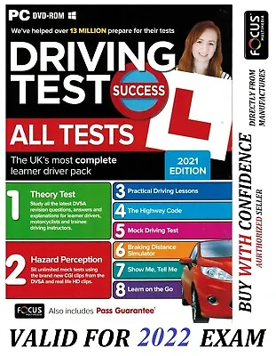 £6.99 • Buy 2021-2022 Latest Driving Theory Test All Tests Hazard Perception, Pc/rom_atpc