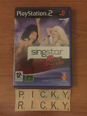 £3.49 • Buy SingStar Rock Ballads (Sony PlayStation 2, 2007) - Tested