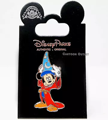 Disney Parks Mickey Mouse Pin Fantasia Authentic Gift Sorcerer Hat New Trading • $10.99