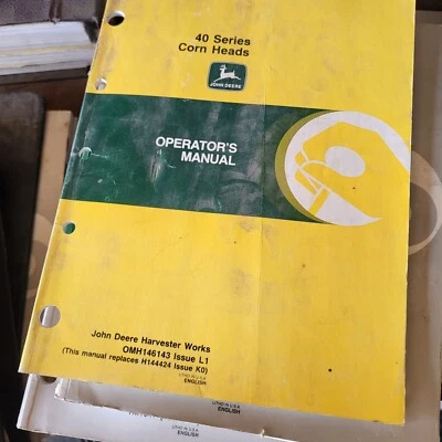 $19 • Buy John Deere Operator’s Manual 40 Series Corn Head