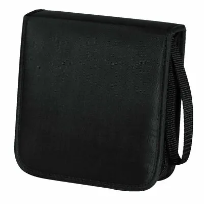 20 CD DVD Carry Case Disc Storage Holder CD Sleeve Wallet Ideal For In Car Black • £9.92