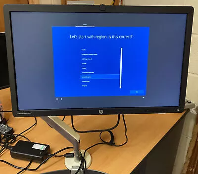 HP ELITEDISPLAY S231D 23  IPS LED FULL HD 1920x1080 With Humanscale Arm Stand. • £39.95