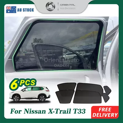 6PCS Magnetic Window Sun Shade Mesh Cover For Nissan X-Trail T33 2022+ • $72