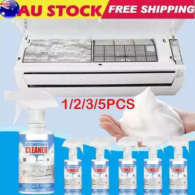 1-5X Air Conditioner Foaming Cleaner Air Con Coil Foam Cleaning Sprays Household • $10.22