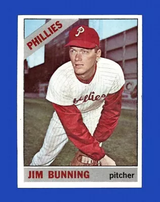 1966 Topps Set-Break #435 Jim Bunning EX-EXMINT *GMCARDS* • $4.26