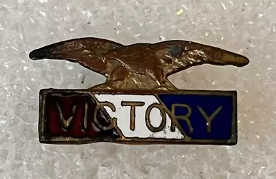 Victory World War 2 Eagle WW2 Lapel Hat Collector Pin • $12.99