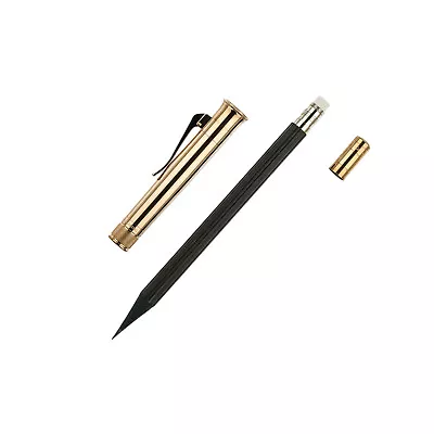 Graf Von Faber Castell Perfect Pencil Black Wood Rose Gold Cap 118532 • $247.97