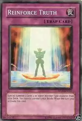 -Yu-Gi-Oh TCG- Reinforce Truth Unlimited Common DP09-EN027 - NM • $1.45