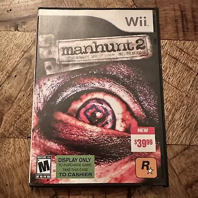 Manhunt 2 Nintendo Wii Complete CIB Ultra Rare Promo Display Copy EUC! • $49.95