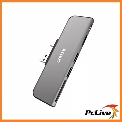 $44.80 • Buy Unitek D1021A 6-In-1 USB3.1 Gen1 Hub For Surface Pro SD/Micro SD/HDMI/Mini DP 