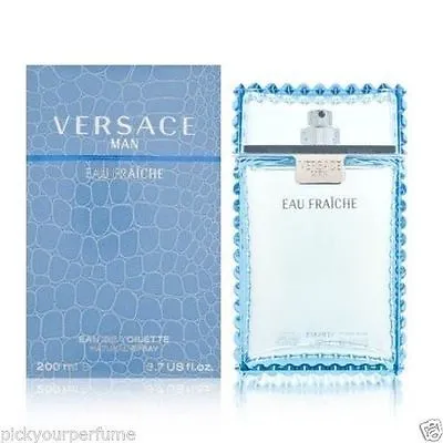 Versace  Eau Fraiche Cologne 6.7 6.8 Oz 200 Ml Edt Spray Nib Sealed • $58.99