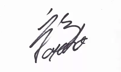Ayako Uehara Signed Auto'd 3x5 Index Card Ic Lpga Japan • $24.99