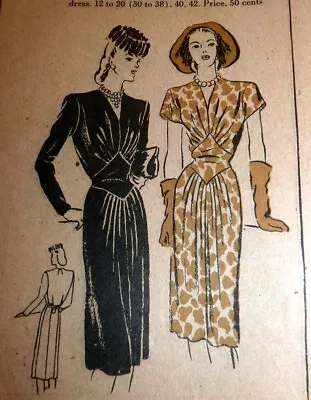 RARE VTG 1940s VOGUE PATTERNS CATALOG 1944 • $14.99