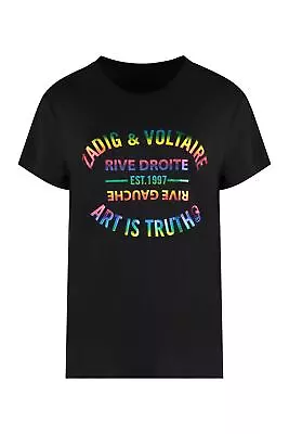 Zadig & Voltaire Cotton Blend Crew-neck T-shirt • $85.93