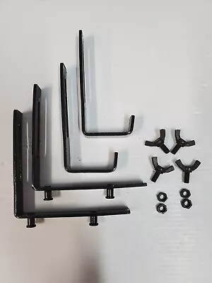 Lot Of Metal Display Shelf Hangers - With Hardware - 4  • $6