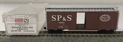 020 00 726 N Scale Micro-Trains Spokane Portland & Seattle RY SP&S Box Car BN • $21.50