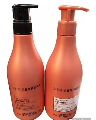 L'Oreal Serie Expert Inforcer B6 Shampoo & Conditioner 16.9 Oz Duo Limited • $79.99