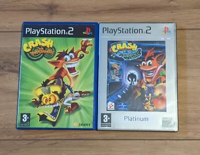 Crash Bandicoot Twin Sanity & Wrath Of Cortex PS2 Complete  • £18