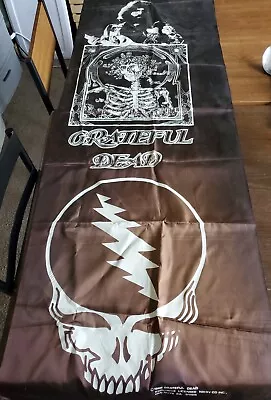 1988 Grateful Dead Tapestry Wall Hang Banner Original Black VTG 80s Rare • $50