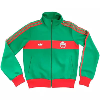 ADIDAS Maroc Track Training Jacket Green Morocco Unisex Small 38 Vintage • $79.99
