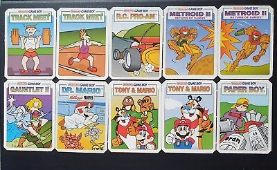 Kelloggs Frosties 1993 Nintendo Cereal Trading Collectible Cards • £5.99