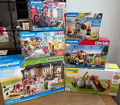 Playmobil Brand New City Life Country Rescue Riding Horses Toy Gift Set Boxed • £39.99