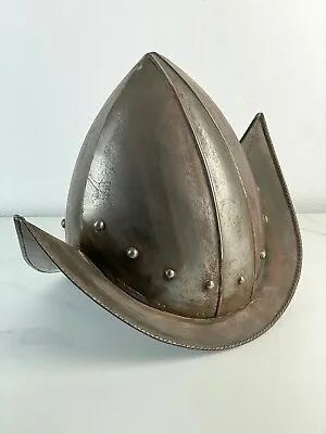 Spanish Morion Steel Replica Old Model Spanish Kettle Hat • $110.89