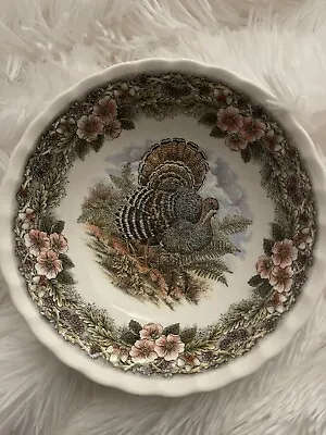 1 Myott Queens Turkey Thanksgiving 6 1/2  Soup Cereal Bowl • $12.90