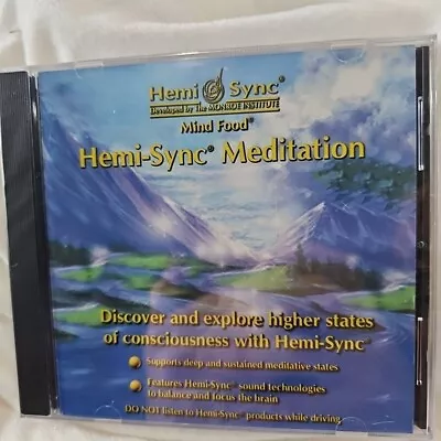 NEW Hemi-Sync® Meditation CD Hemi Sync Monroe Institute Mind Food Sealed  • $14.99