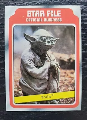 1980 Topps Star Wars 9 Star File - Yoda Empire Strikes Back Series 1 NM • $5.99