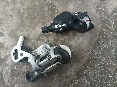 SRAM X9 Vintage Rear Derailleur 9 Speed With X7 Shifter • $39