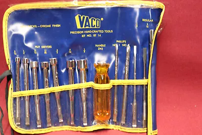 VACO TOOL KIT # 14  NUT DRIVERS & SCREW DRIVERS With Pouch • $43.75