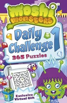 Moshi Monsters: Daily Challenge Puzzle Book By Tesla Tamara 1409390942 The Fast • $6.46