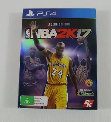 PlayStation 4 PS4 NBA 2K17 Legend Edition Game With Manual Lakers - Kobe Bryant • $29.99