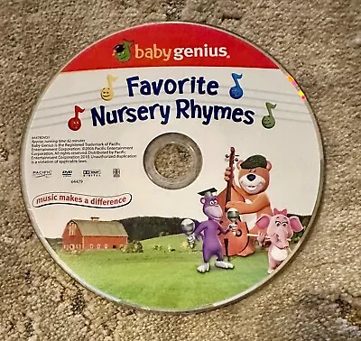 Baby Genius Favorite Nursery Rhymes DVD Educational • $3.98