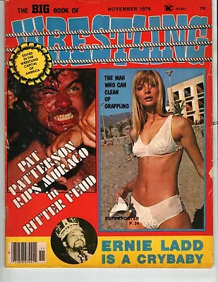The Big Book Of Wrestling November 1976 Muhammad Ali Ernie Ladd Pat Patterson • $17.99