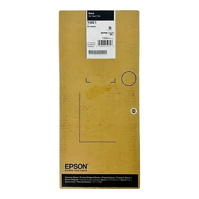 Genuine Epson T48E1 Black Ink Supply Unit For SC-R5070 1500mL Exp 2023 • $197.99