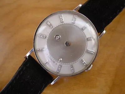 $2550 • Buy Vintage Vacheron Constantin - LeCoultre Galaxy 14K White Gold,37 Diamond Dial
