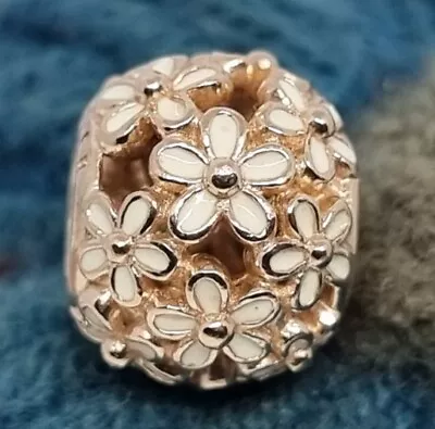 Genuine Pandora Rose Gold Darling Daisy Meadow Openwork Charm  💕  ALE R • £35