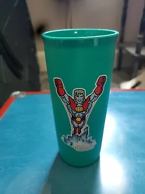 $6.49 • Buy Vintage Tupperware Captain America Tall Tumbler Drinking Glass