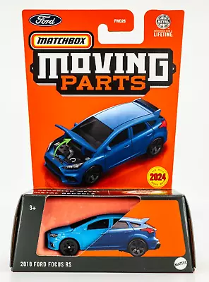 2024 Matchbox Moving Parts #48 2018 Ford Focus RS NITROUS BLUE | FSC • $3.49