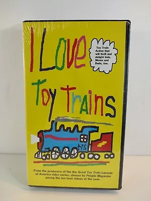 I Love Toy Trains Tom McComas Production 1993  TM Books Video VHS New Sealed  • $19.40